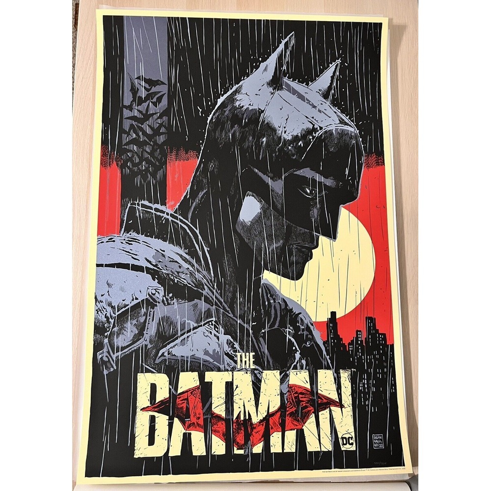 Mondo THE BATMAN Variant Print Poster Francesco Francavilla Ltd‎ Edition /325